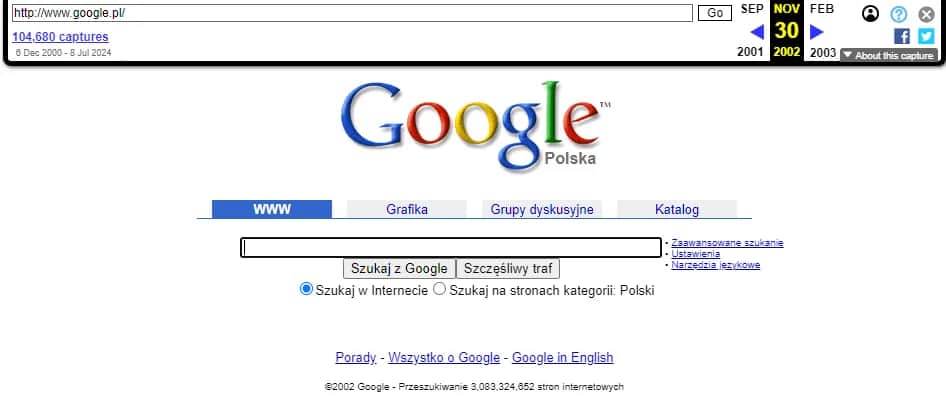 Jak zobaczyć stare strony internetowe i odzyskać utracone informacje Jak zobaczyć stare strony internetowe i odzyskać utracone informacje