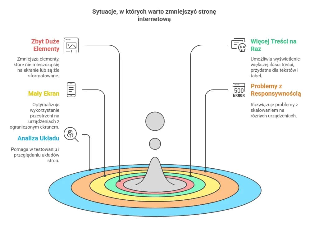 Jak zmniejszyć stronę w przeglądarce i ułatwić sobie czytanie