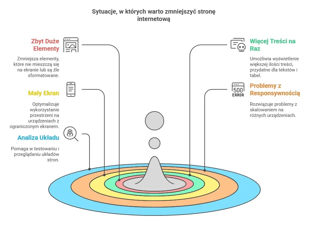 Jak zmniejszyć stronę w przeglądarce i ułatwić sobie czytanie