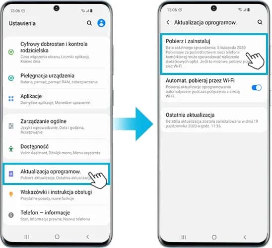 Nie można zaktualizować oprogramowania Samsung? Oto najczęstsze przyczyny i rozwiązania